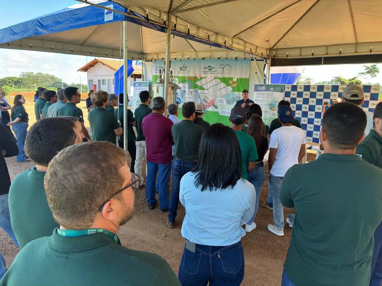 Apresentação do SiloBio no Dia de Campo da Embrapa Milho e Sorgo em Sete Lagoas